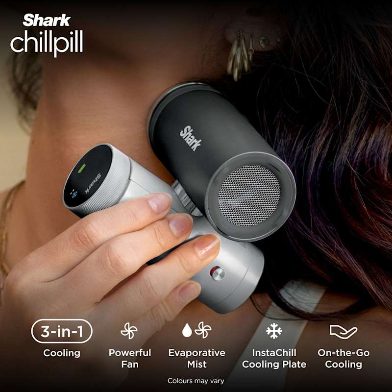 Shark ChillPill 3-in-1 Fan, Mist & InstaChill System with Travel